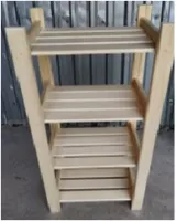 стеллаж - этажерка 4 полки, банный перец