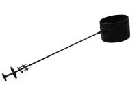 шибер 250 мм на жесткой тяге экокамин