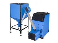 горелка пеллетная zota "fox" 43 (горелка+пу+механизм+бункер 500л)