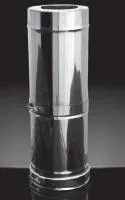 дымоход craft телескоп нержавеющий (316/0,8) ф115 l=0,31-0,44м