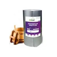 теплоизоляция для бань и саун isohome 03мм, 1,2*15 м.п. (18 м.кв.), фольга, серый