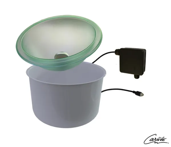 шайка cariitti led подсветка, с водосливным отверстием ib320
